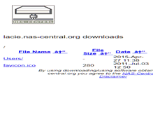 Tablet Screenshot of downloads.lacie.nas-central.org